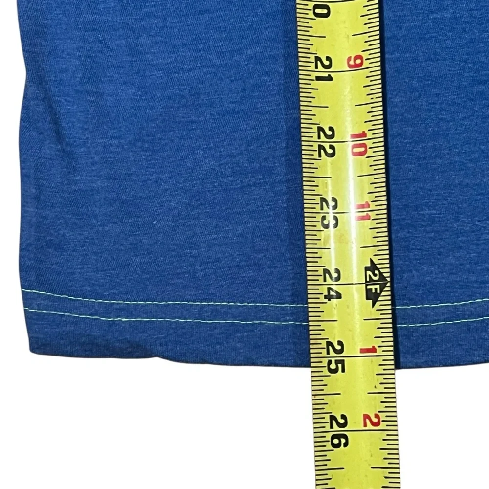 Hurley Boy Youth Blue and Green Graphic Tee Size Large